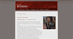Desktop Screenshot of leones.de