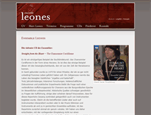 Tablet Screenshot of leones.de